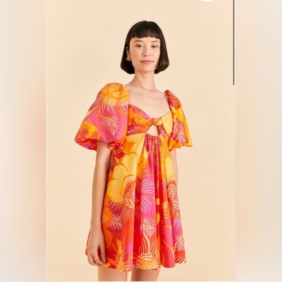 FARM Rio Dresses & Skirts - NWT FARM Rio Summer Garden Ombre Mini Dress